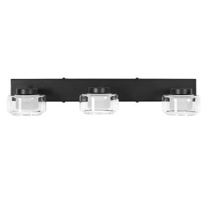 Osram - Aplique de pared para baño LED ORBIS FLAME 3xLED/5,5W/230V 3000/4000K IP44 negro