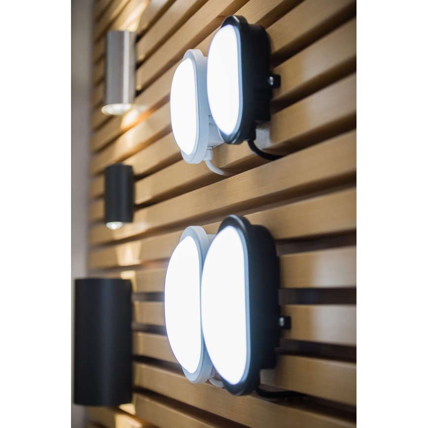 Osram - Aplique LED de pared para exterior BULKHEAD LED/11W/230V IP54 blanco