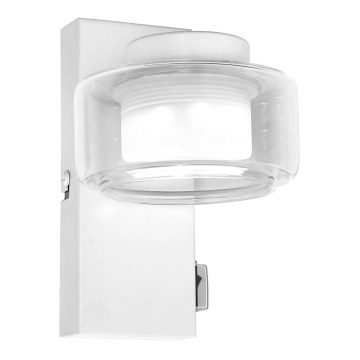 Osram - Aplique mural LED para baño ORBIS FLAME LED/5,5W/230V 3000/4000K IP44 blanco
