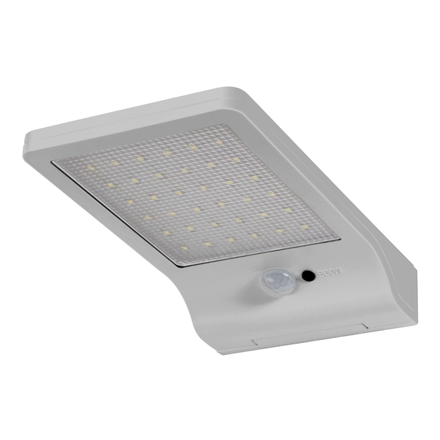 Osram - Aplique solar de pared con sensor DOORLED LED/3W/3,3V 2000 mAh IP44 plateado