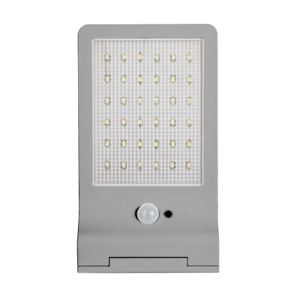 Osram - Aplique solar de pared con sensor DOORLED LED/3W/3,3V 2000 mAh IP44 plateado