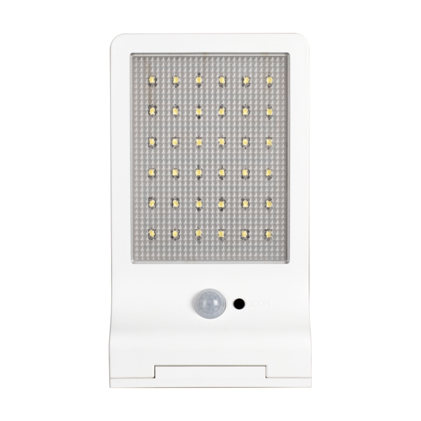 Osram - Aplique solar LED con sensor DOORLED LED/3W/3,3V 2000 mAh IP44 blanco