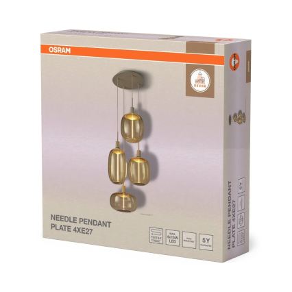 Osram - Cable de alimentación NEEDLE PENDANT 4xE27/25W/230V beige