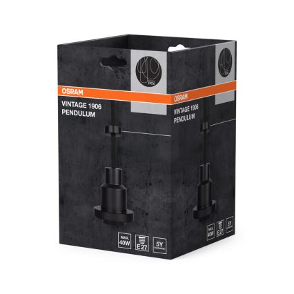 Osram - Cable de alimentación PENDULUM 1xE27/40W/230V negro