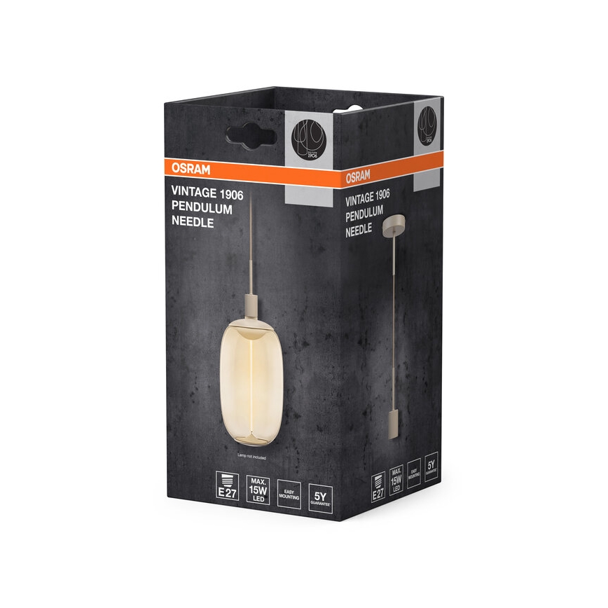 Osram - Cable de alimentación PENDULUM NEEDLE 1xE27/15W/230V