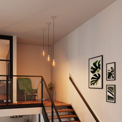 Osram - Cable de alimentación PENDULUM ROUND 1xE27/15W/230V cromado brillante