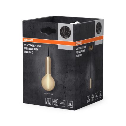Osram - Cable de alimentación PENDULUM ROUND 1xE27/15W/230V dorado