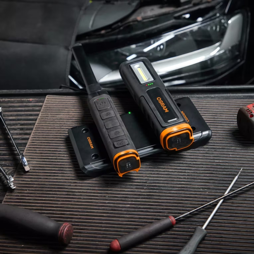 Osram - Cargador magnético inalámbrico LEDINSPECT DUAL CHARGE PAD 5V