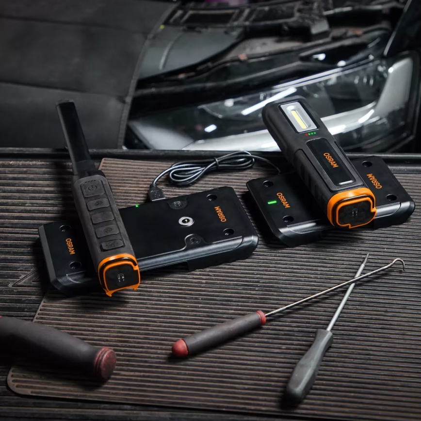 Osram - Cargador magnético inalámbrico LEDINSPECT DUAL CHARGE PAD 5V