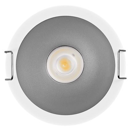 Osram - Downlight empotrado LED SPOT TWIST LED/5W/230V 3000K Ø 7 cm blanco/plateado