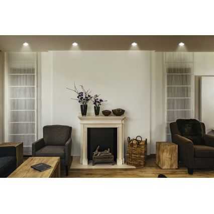 Osram - Foco empotrable SPOT TWIST LED/5W/230V 3000K Ø 7 cm blanco