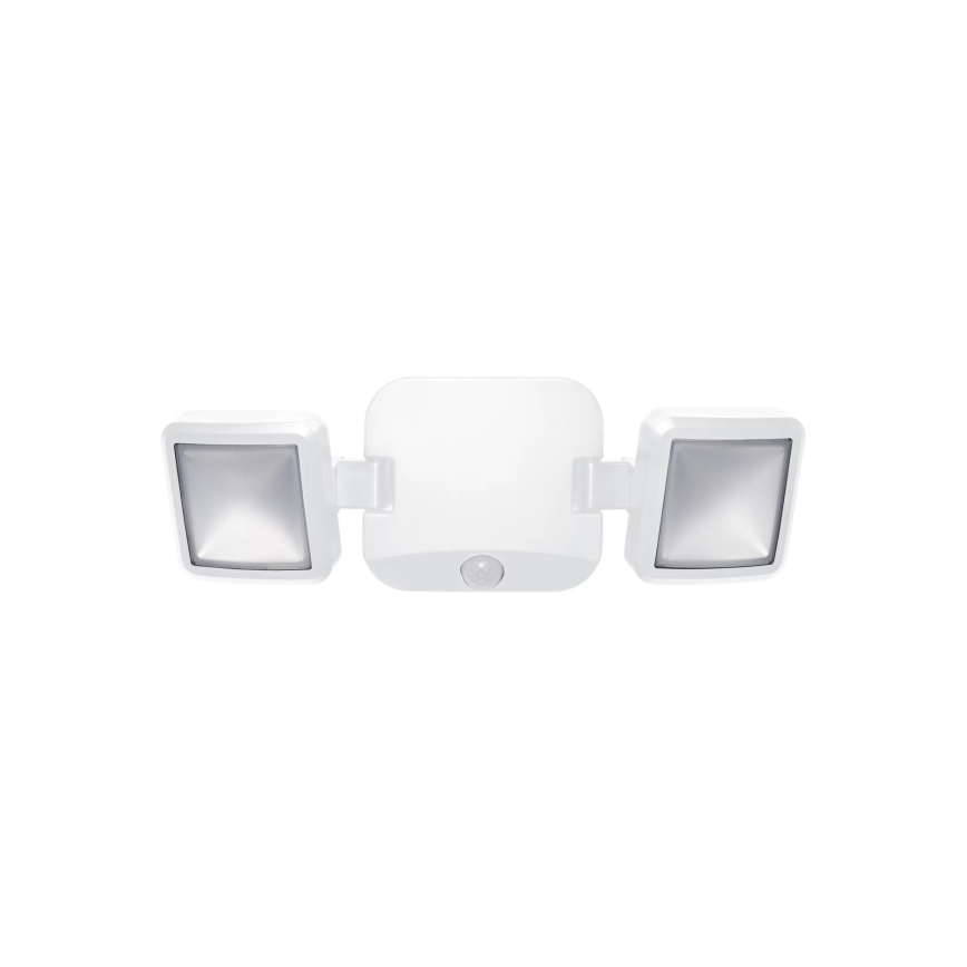 Osram - Foco LED de pared para exterior con sensor BATTERY 2xLED/5W/4xD IP54