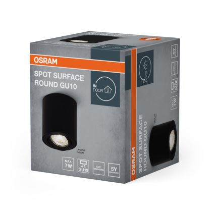Osram - Foco SPOT 1xGU10/7W/230V negro