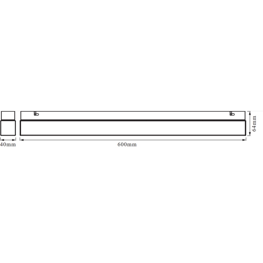 Osram - Iluminación LED para espejo de baño SQUARE LED/14W/230V IP44 3000/4000K CRI 90