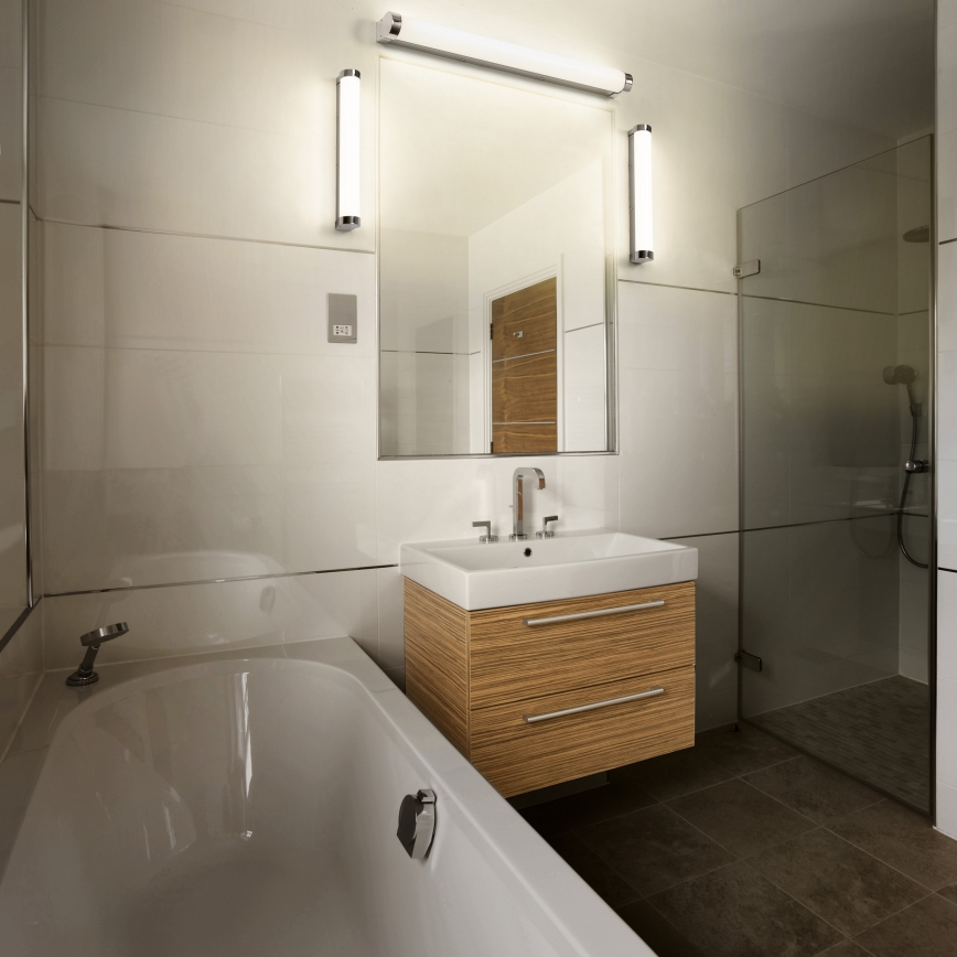 Osram - Iluminación para espejo LED regulable ORBIS TUBE LED/9W/230V 40 cm IP44 acabado cromado brillante