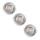 Osram - Juego de 3 luminarias empotradas LED regulables LED/4,9W/230V