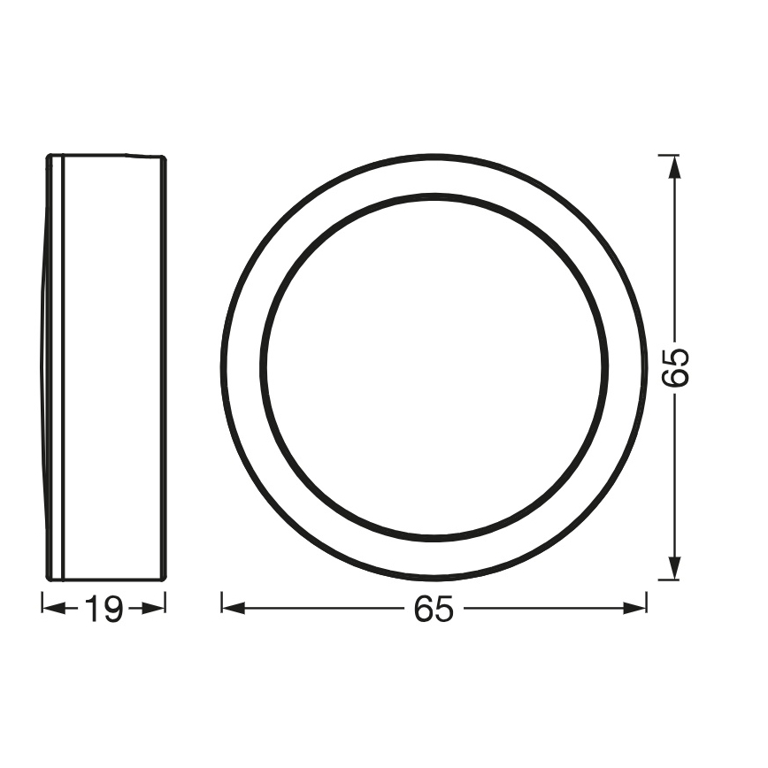 Osram - Juego de 3 luminarias LED para montaje bajo mueble UNDERCABINET LED/3W/230V 3000K negro