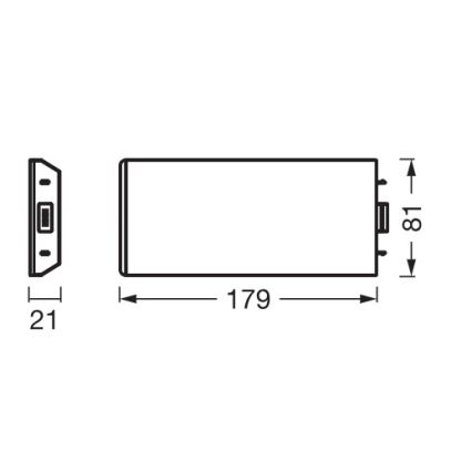 Osram - Kit de ampliación para luminaria LED UNDERCABINET LED/3,85W/36V 3000K 8,1x17,9 cm blanco