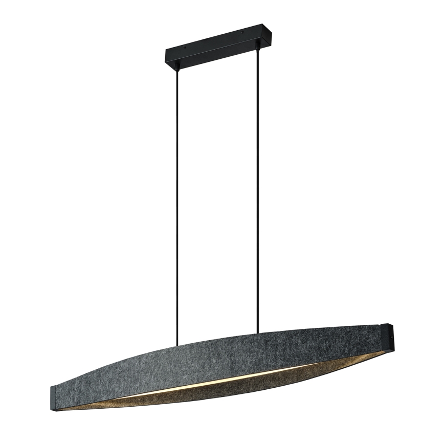 Osram - Lámpara colgante LED con cable DECOR FLAT LED/23W/230V gris