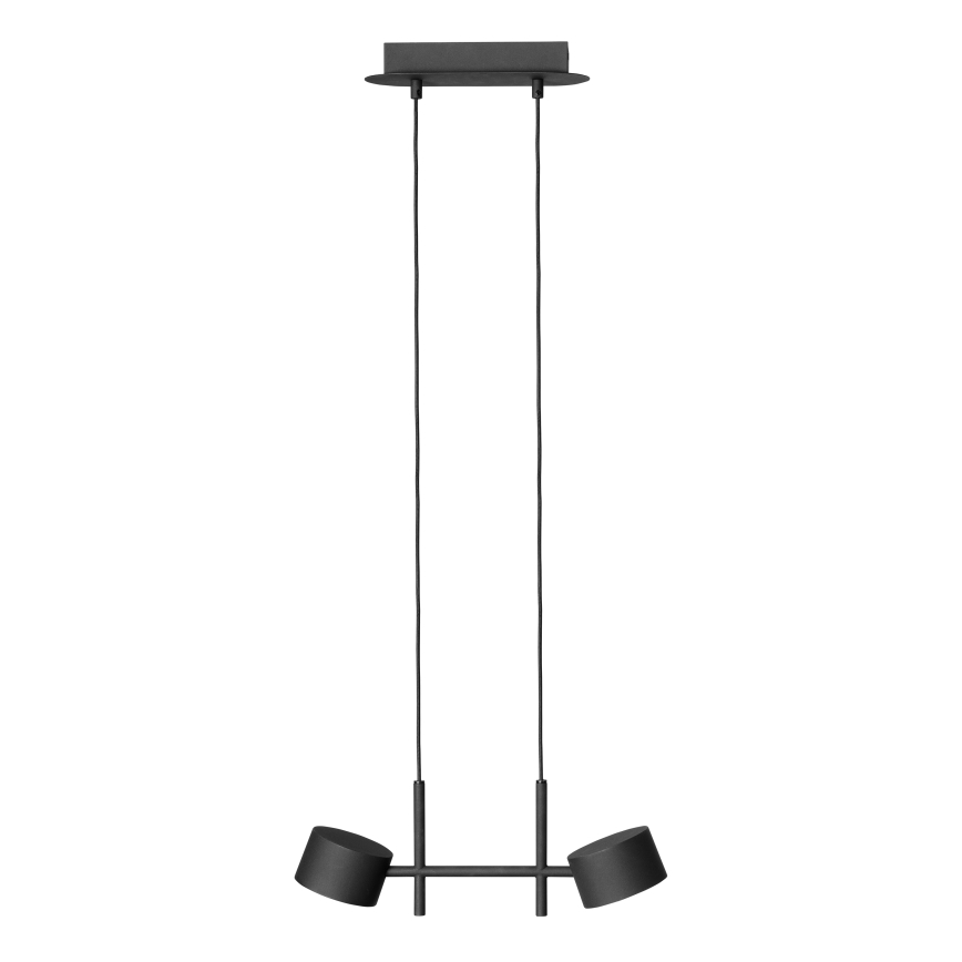 Osram - Lámpara colgante LED regulable con cable DECOR KYOTO 2xLED/10W/230V CRI 90 negra