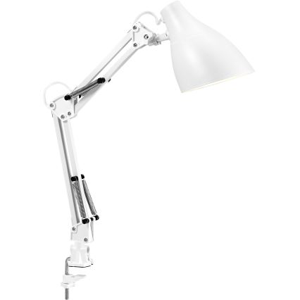 Osram - Lámpara de escritorio con pinza DESK LINE 1xE27/11W/230V blanca