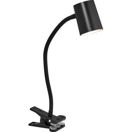 Osram - Lámpara de escritorio con pinza DESK LINE 1xGU10/9W/230V negra