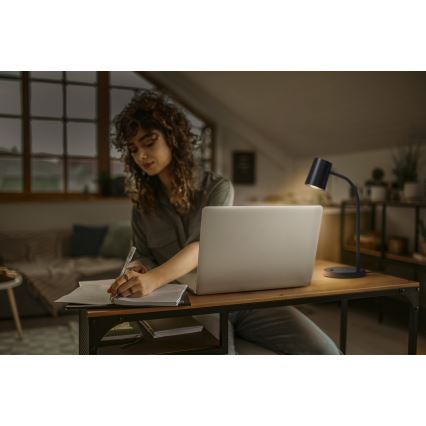 Osram - Lámpara de escritorio DESK LINE 1xGU10/9W/230V negra