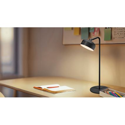 Osram - Lámpara de escritorio LED recargable y regulable 3 en 1 DECOR HELPER LED/1,8W/5V negra