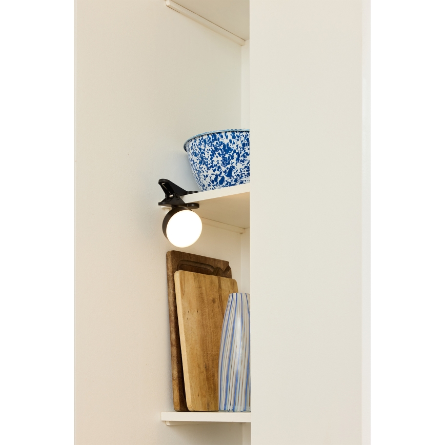 Osram - Lámpara de escritorio LED recargable y regulable 3 en 1 DECOR HELPER LED/1,8W/5V negra