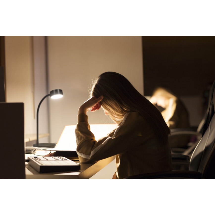 Osram - Lámpara de escritorio LED regulable OFFICE LINE LED/4,8W/230V 3000/4000/6500K negra