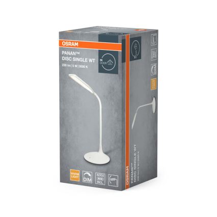 Osram - Lámpara de escritorio LED regulable PANAN LED/5W/5V