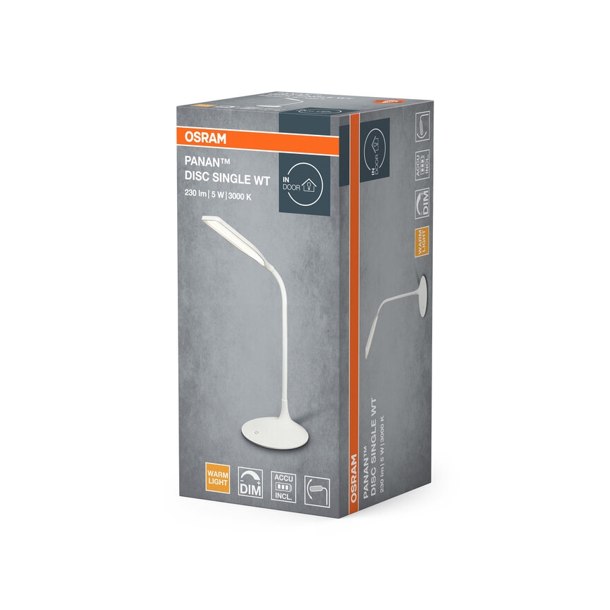 Osram - Lámpara de escritorio LED regulable PANAN LED/5W/5V