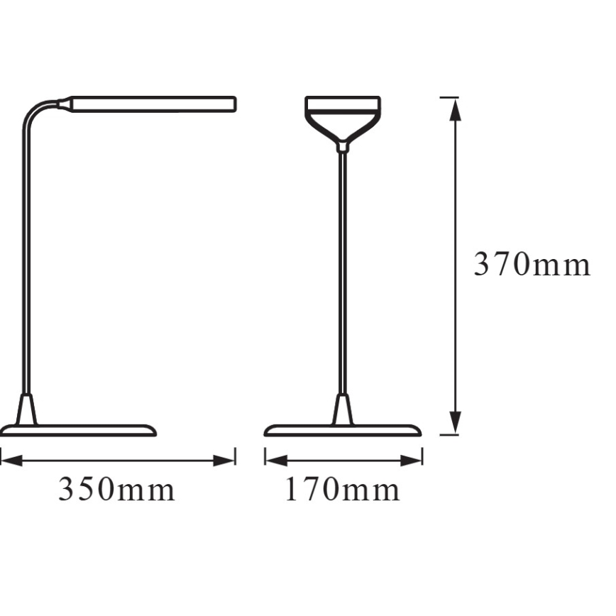 Osram - Lámpara de escritorio LED regulable PANAN LED/5W/5V