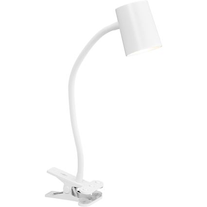 Osram - Lámpara de mesa con pinza DESK LINE 1xGU10/9W/230V blanca