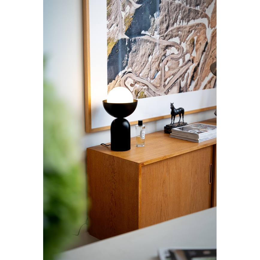 Osram - Lámpara de mesa DECOR BOWL 1xE14/25W/230V negra