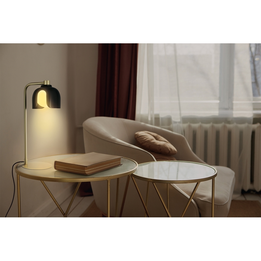 Osram - Lámpara de mesa DECOR COROLLE 1xG9/20W/230V negra/dorada