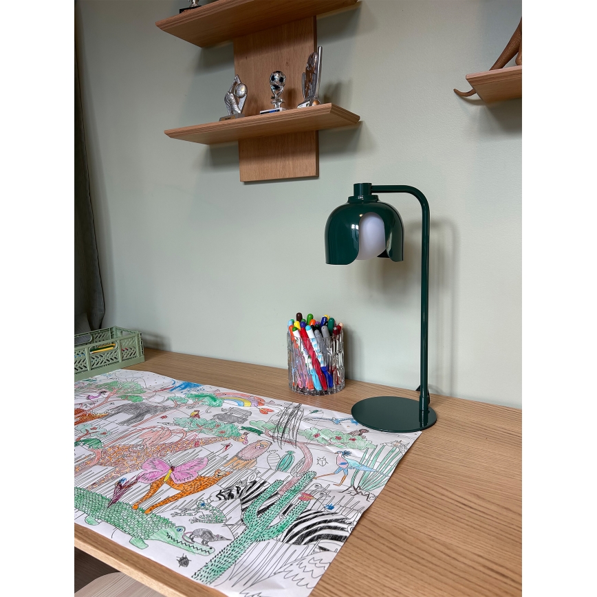 Osram - Lámpara de mesa DECOR COROLLE 1xG9/20W/230V verde