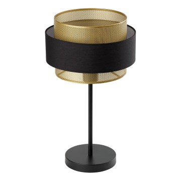 Osram - Lámpara de mesa DECOR HORNET 1xE27/10W/230V negra/dorada