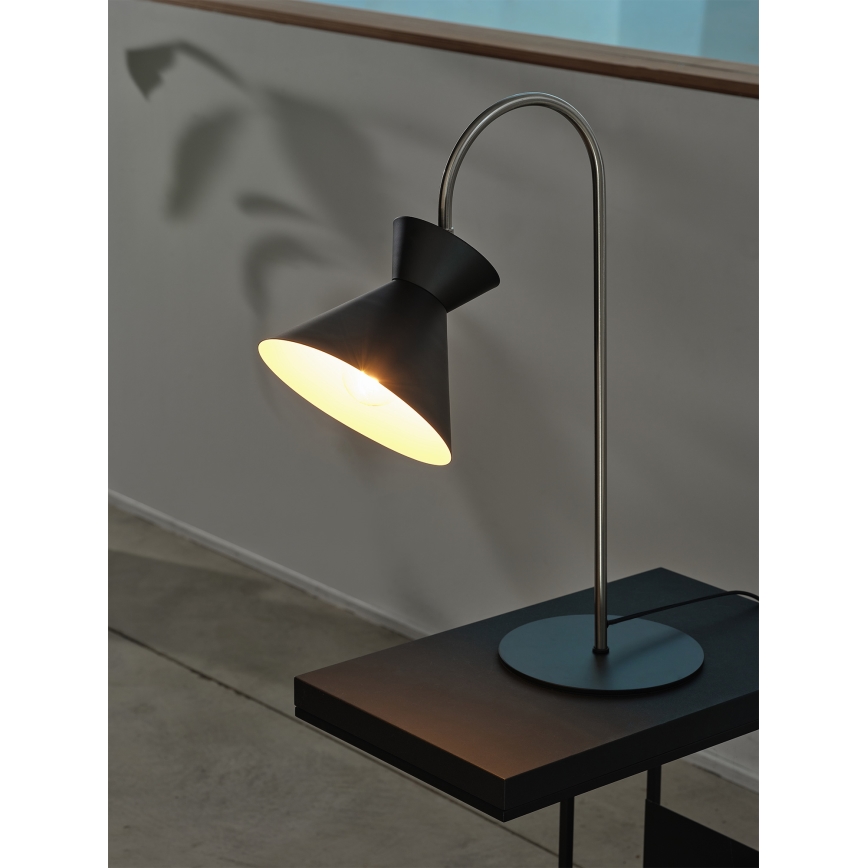 Osram - Lámpara de mesa DECOR WAIST 1xE27/40W/230V negra