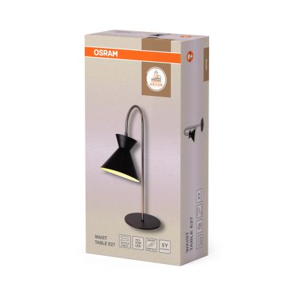 Osram - Lámpara de mesa DECOR WAIST 1xE27/40W/230V negra