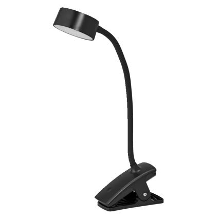 Osram - Lámpara LED de escritorio regulable con pinza OFFICE LINE LED/4,8W/230V 3000/4000/6500K negra