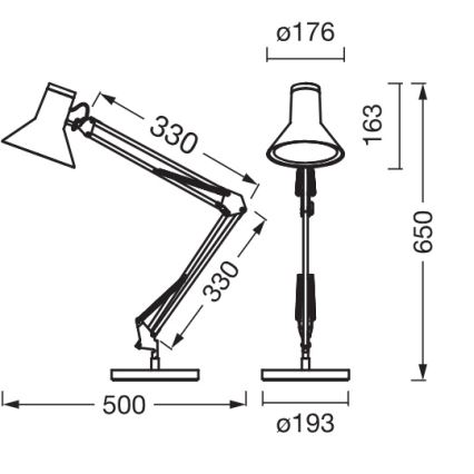 Osram - Lámpara de mesa LED regulable OFFICE LINE LED/9W/230V 3000K blanca