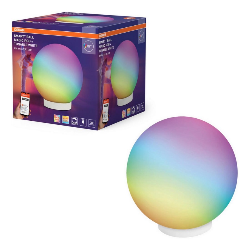 Osram - Lámpara de mesa LED RGBW regulable SMART+ MAGIC LED/3,5W/5V 2200-6500K Wi-Fi