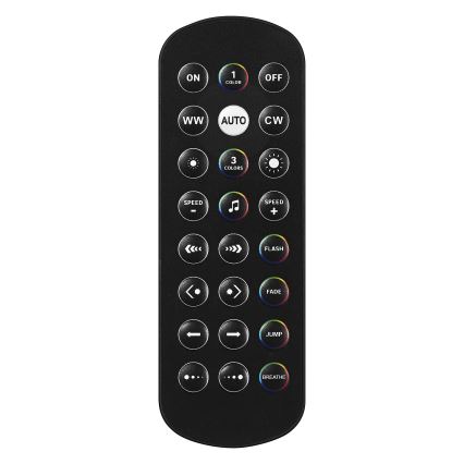 Osram - Lámpara de mesa regulable LED RGBW SMART+ MAGIC LED/7,5W/230V 2700-6500K negra Wi-Fi + mando a distancia