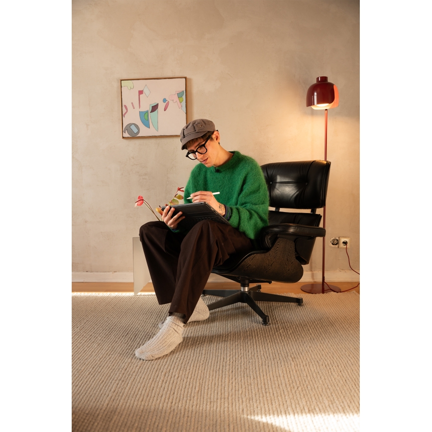 Osram - Lámpara de pie DECOR COROLLE 1xE27/15W/230V roja