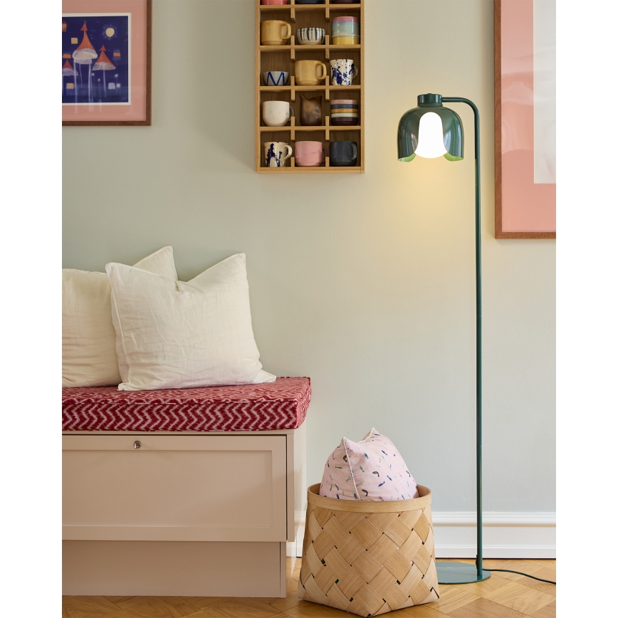 Osram - Lámpara de pie DECOR COROLLE 1xE27/15W/230V verde