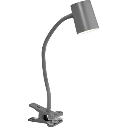 Osram - Lámpara de sobremesa con pinza DESK LINE 1xGU10/9W/230V gris