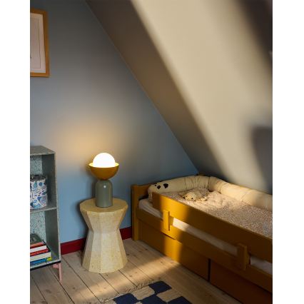 Osram - Lámpara de sobremesa DECOR BOWL 1xE14/25W/230V verde/amarilla