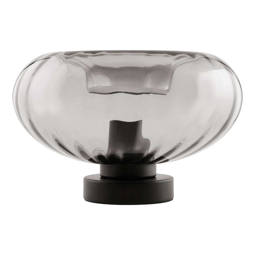 Osram - Lámpara de sobremesa DECOR SMOKE 1xE27/12W/230V negro/gris ahumado