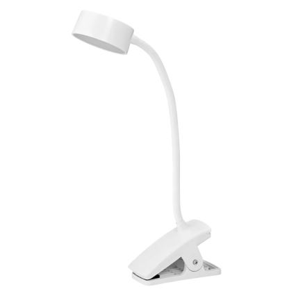 Osram - Lámpara de mesa LED regulable con pinza OFFICE LINE LED/4,8W/230V 3000/4000/6500K blanca